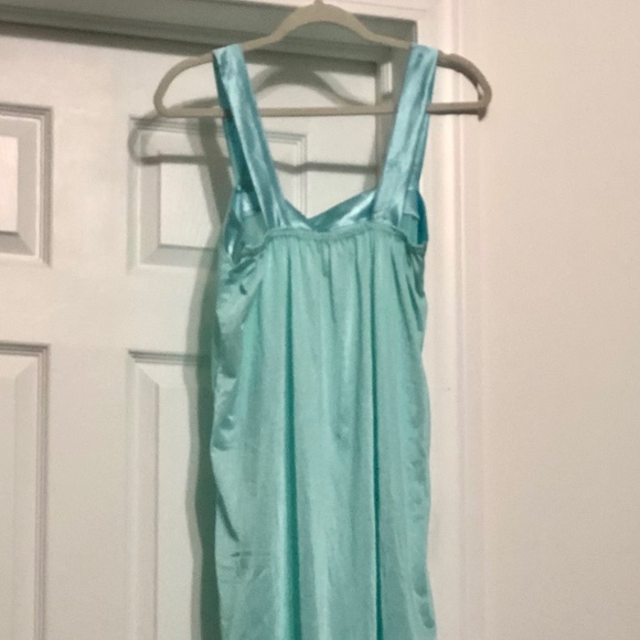 Vintage Previews USA Blue Floral Nightgown and Robe Size Large - Picture 7 of 10